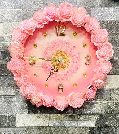 Resin Wall Clock